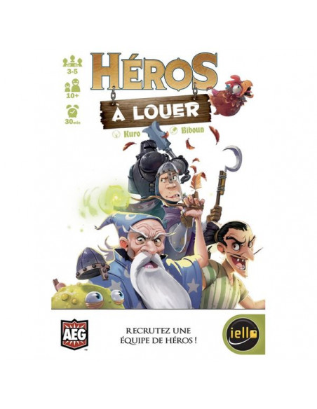 Jeu Héros à louer iello Jeu de cartes