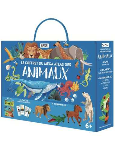 Coffret du méga atlas des animaux -...