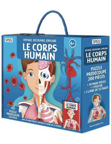 Coffret livre et puzzle Le Corps...