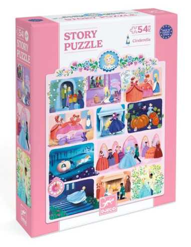 Story puzzle Cendrillon 54 pièces -...