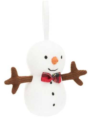 Peluche Bonhomme de neige Festive...