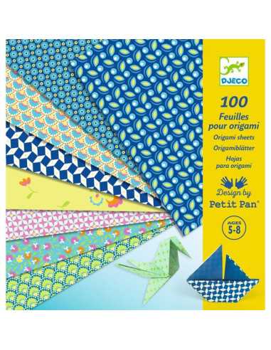 100 feuilles pour origami Natsu - Djeco