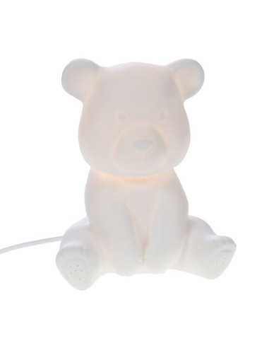 Lampe ourson en porcelaine - Amadeus...