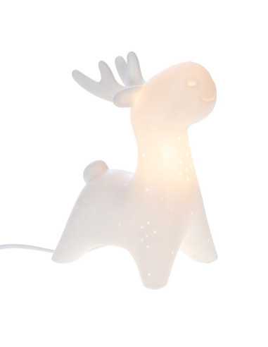 Lampe renne en porcelaine - Amadeus...