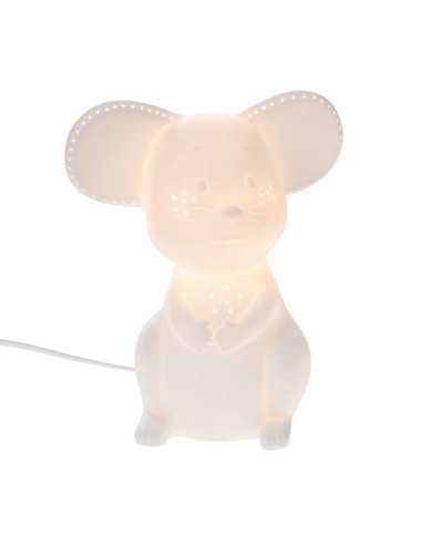 Lampe souris en porcelaine - Amadeus...