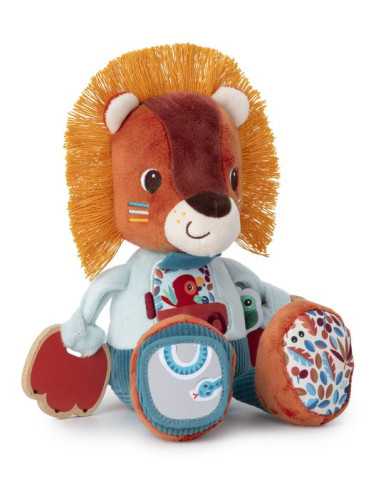 Peluche Jack lion multi-activités -...