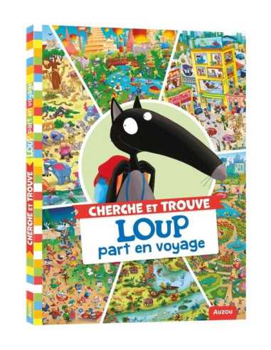 Livre Cherche et trouve Loup part en...