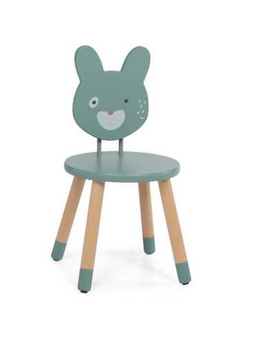 Chaise sauge Trois petits lapins -...