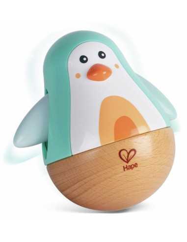 Pingouin culbuto turquoise - Hape