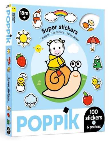 Super stickers Les saisons - Poppik