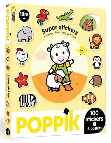 Super stickers Les animaux - Poppik