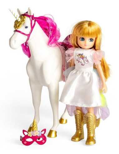 Licorne et poupée Lottie