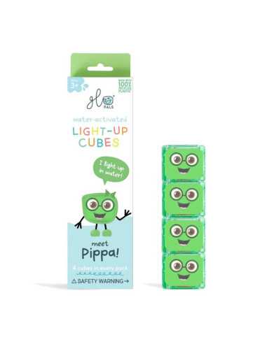 Cubes lumineux verts Pippa - Glo Pals