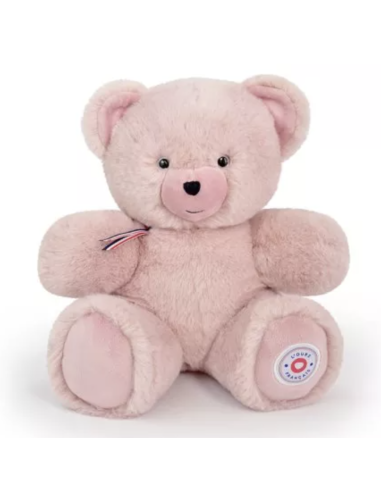 Peluche L'ours français 35 cm Rose...