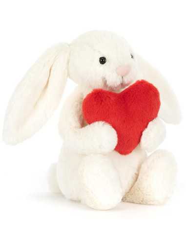 Peluche Lapin coeur rouge - Jellycat