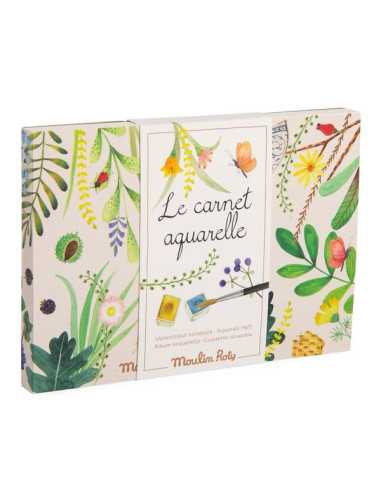 Carnet aquarelle Le Jardin du Moulin...