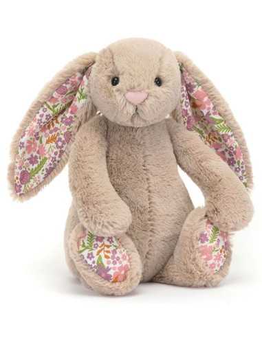 Petite peluche Lapin beige Pétale -...