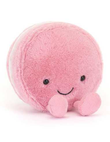 Peluche Mia le macaron à la framboise...