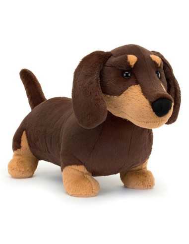 Grande peluche Chien Otto le teckel -...