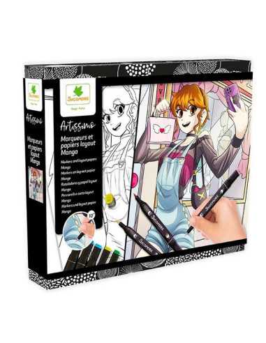 Coffret créatif manga fille - Sycomore