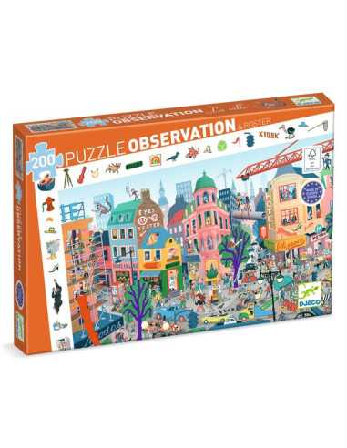 Puzzle d'observation La ville 200...