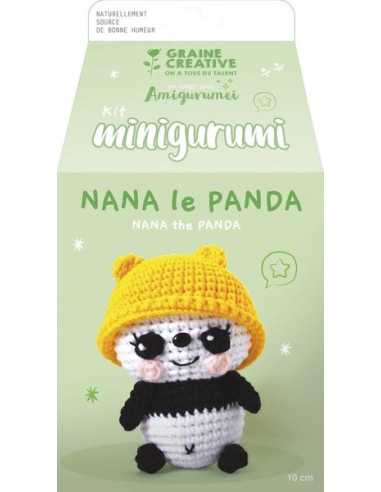 Kit minigurumi Nana le panda - Graine...