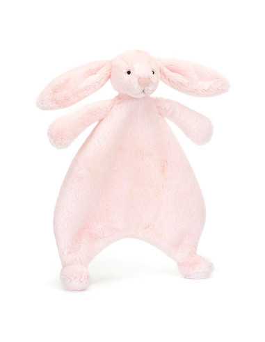 Doudou plat Lapin rose - Jellycat