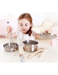 Jouer Accessoires de cuisine Jouet Jouer Nourriture 3 4 ans Filles Cadeaux  Toddler Cuisine Set Pour Enfants Casseroles et poêles Enfants Cuisine Set