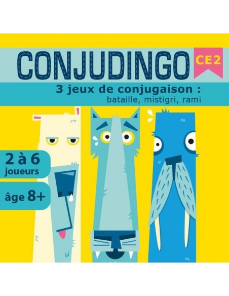 Conjudingo CE2 - jeu éducatif de conjugaison 