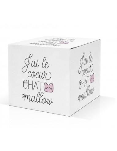 Mug Coeur Chat Mallow Creabisontine Lapouleapois Fr