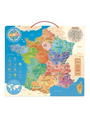 Carte de France éducative - Vilac