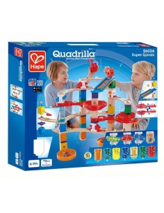 Circuit de billes en bois Quadrilla - Manège Hape - jouets Apesanteur