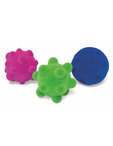 Set De 3 Mini Balles Sensorielles Rubbabu