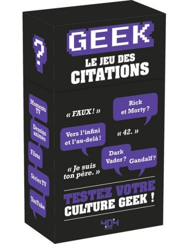 Geek Le Jeu Des Citations Jeu D Ambiance Lapouleapois Fr