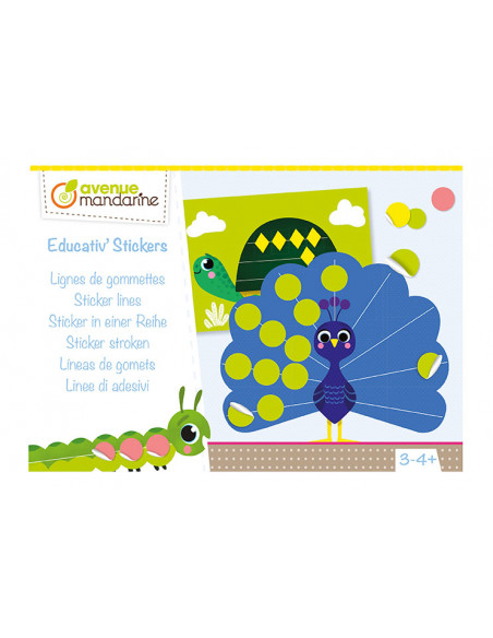 Educativ Stickers Lignes De Gommettes Avenue Mandarine