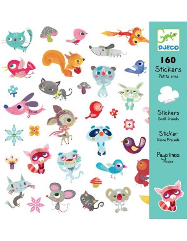 160 stickers petits amis - loisirs créatifs - cadeau enfant - Djeco 