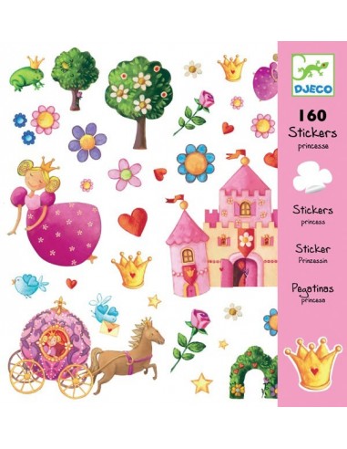 Sticker Princesse équitation 
