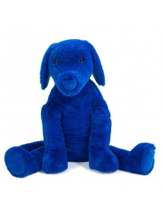 peluche chien bleu