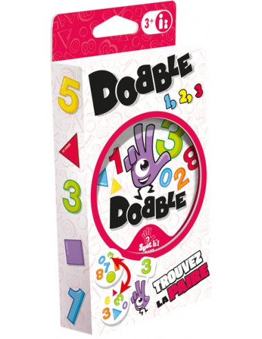 Dobble Kids Animaux - Boite metal 30 cartes, 5 Jeux en 1 - Observation et  reflexes - Enfant 4 ans plus - Set Jeu societe et carte