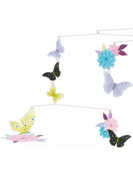 DIY : un mobile papillons pour décorer la chambre de bébé - A la Une!