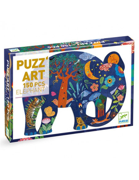 Puzzle Silhouettes - Pachat & Ses Amis (24 Pieces) - Puzzles - Djeco - FOX  & Cie