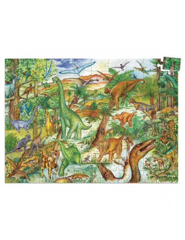 Puzzle d'observation Dinosaures - jouet d'éveil - Djeco