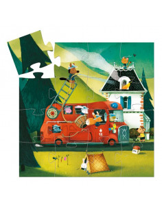 Puzzle Kokeshi 36 pièces - Djeco - Trésors d'enfance à Rodez