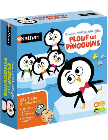 HABA Premiers, Vite Petit Pingouin société Enfant-Jeu de dé-2 ans