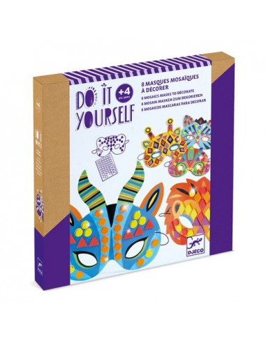 8 masques Animaux sauvages en carton pour animer une fête d'enfants