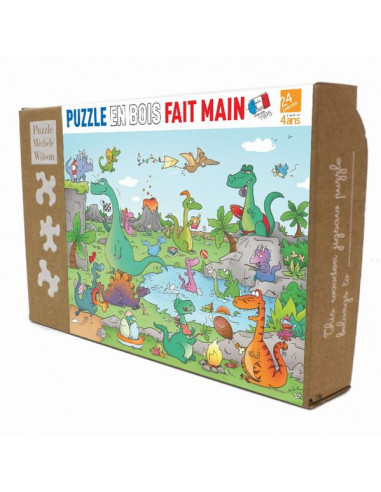 4 puzzles évolutifs Ferme - Vilac 2632 - Puzzle pour enfant dès 2 ans