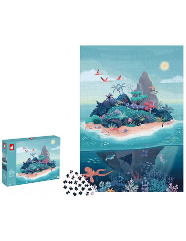 Puzzle 2000 pieces - île de l'esprit canada - ravensburger - puzzle adultes  - des 14 ans - La Poste