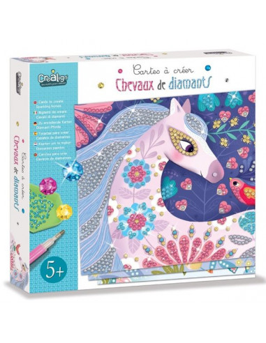 Carte D'anniversaire Pour Une Fille Avec Un Cheval Jouet Licorne Et Des  Ballons Et Des Cadeaux.
