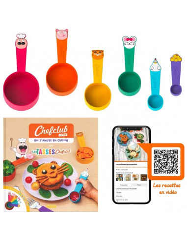 Step2 Little Baker Cuisine Enfant en Rose / Violet en Plastique | Jeu /  Jouet Cuisine pour Enfants avec Kit d'accessoires de 21 Pièces