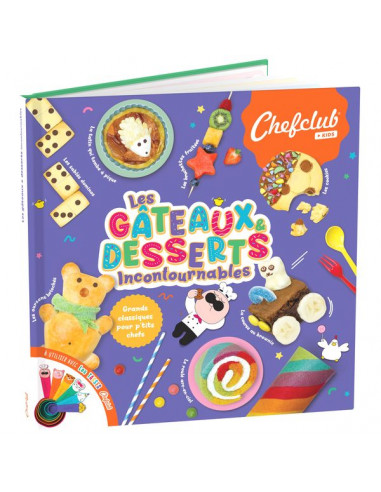 Coffret Chefclub Kids : livre de cuisine et doseurs enfants
